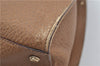 Authentic GUCCI Vintage Shoulder Hand Bag Purse Leather 130995 Brown 3793F