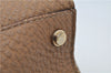 Authentic GUCCI Vintage Shoulder Hand Bag Purse Leather 130995 Brown 3793F