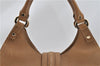 Authentic GUCCI Vintage Shoulder Hand Bag Purse Leather 130995 Brown 3793F