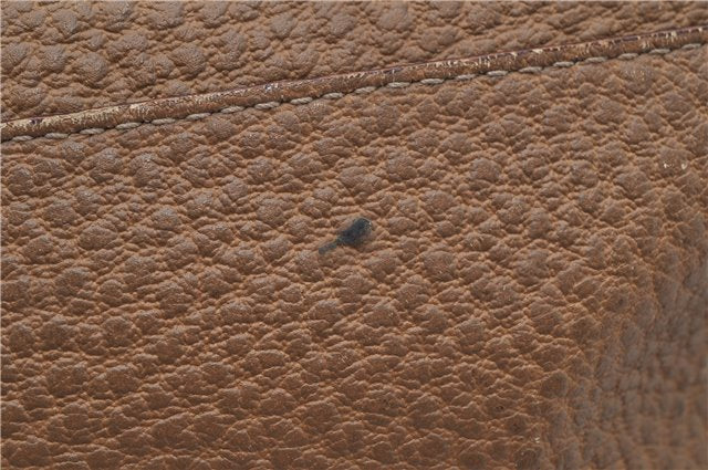 Authentic GUCCI Vintage Shoulder Hand Bag Purse Leather 130995 Brown 3793F