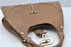 Authentic GUCCI Vintage Shoulder Hand Bag Purse Leather 130995 Brown 3793F