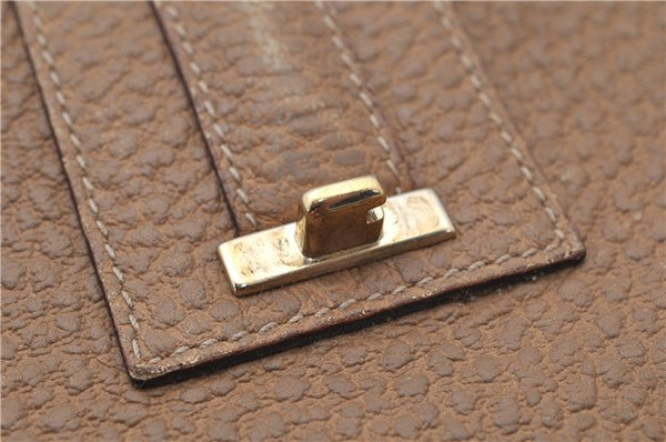 Authentic GUCCI Vintage Shoulder Hand Bag Purse Leather 130995 Brown 3793F