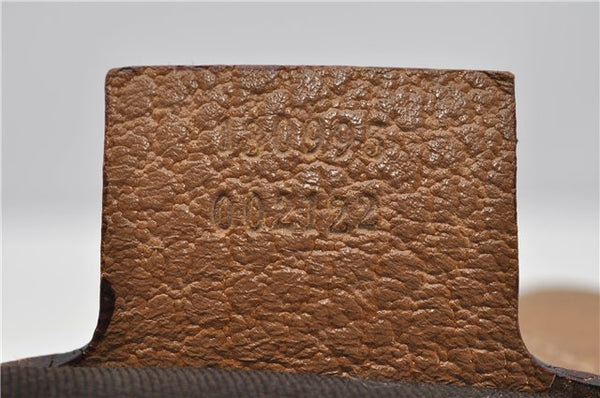 Authentic GUCCI Vintage Shoulder Hand Bag Purse Leather 130995 Brown 3793F