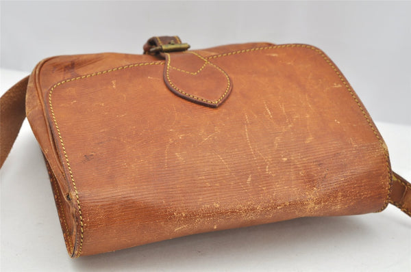 Authentic Louis Vuitton Epi Cartouchiere MM Shoulder Bag Beige M52246 Junk 3796I