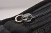 Authentic PRADA Nylon Tessuto Leather Shoulder Cross Body Bag Black 3798I