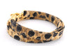 Authentic Christian Dior Leopard Pattern Shoulder Strap Nylon 41.7" Yellow 3799E