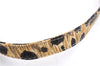 Authentic Christian Dior Leopard Pattern Shoulder Strap Nylon 41.7" Yellow 3799E