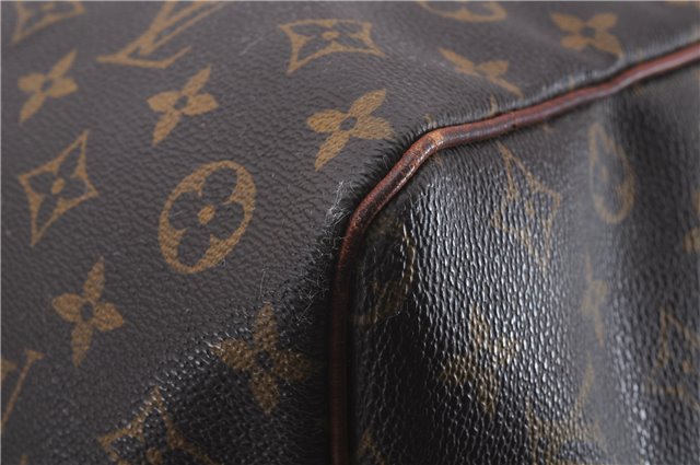 Auth Louis Vuitton Monogram Keepall Bandouliere 60 Boston Bag M41412 LV 3803D