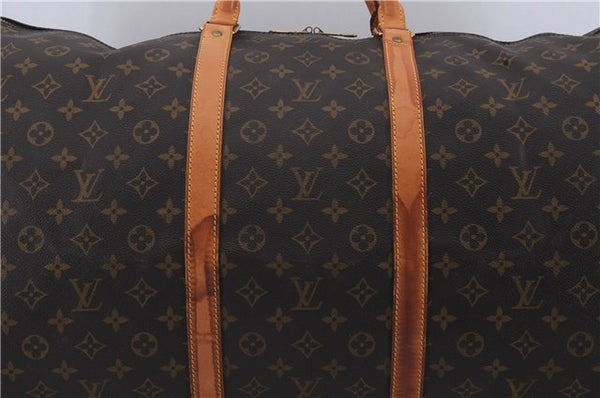 Auth Louis Vuitton Monogram Keepall Bandouliere 60 Boston Bag M41412 LV 3803D
