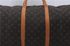 Auth Louis Vuitton Monogram Keepall Bandouliere 60 Boston Bag M41412 LV 3803D