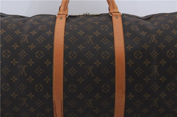 Auth Louis Vuitton Monogram Keepall Bandouliere 60 Boston Bag M41412 LV 3803D