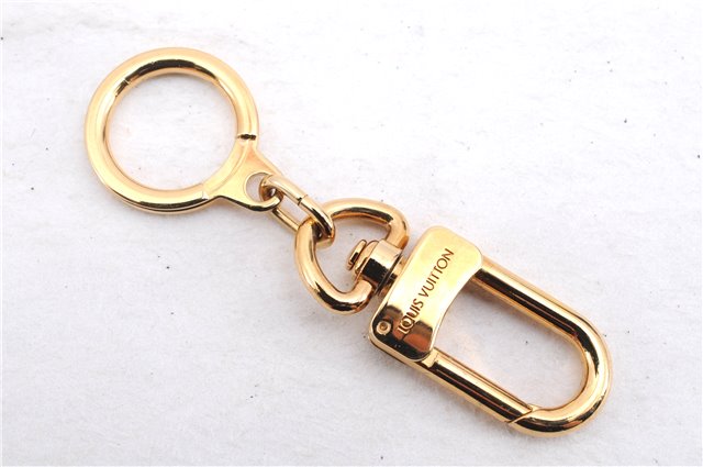 Authentic Louis Vuitton Charm Key Chain Anokre Gold M62694 LV 3804E