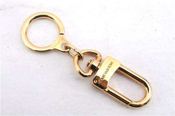 Authentic Louis Vuitton Charm Key Chain Anokre Gold M62694 LV 3804E
