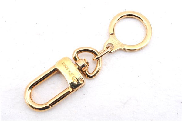 Authentic Louis Vuitton Charm Key Chain Anokre Gold M62694 LV 3804E