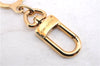 Authentic Louis Vuitton Charm Key Chain Anokre Gold M62694 LV 3804E