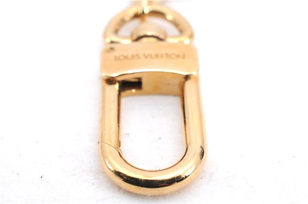 Authentic Louis Vuitton Charm Key Chain Anokre Gold M62694 LV 3804E
