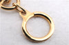 Authentic Louis Vuitton Charm Key Chain Anokre Gold M62694 LV 3804E