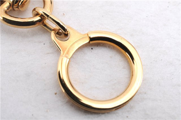 Authentic Louis Vuitton Charm Key Chain Anokre Gold M62694 LV 3804E