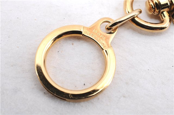 Authentic Louis Vuitton Charm Key Chain Anokre Gold M62694 LV 3804E