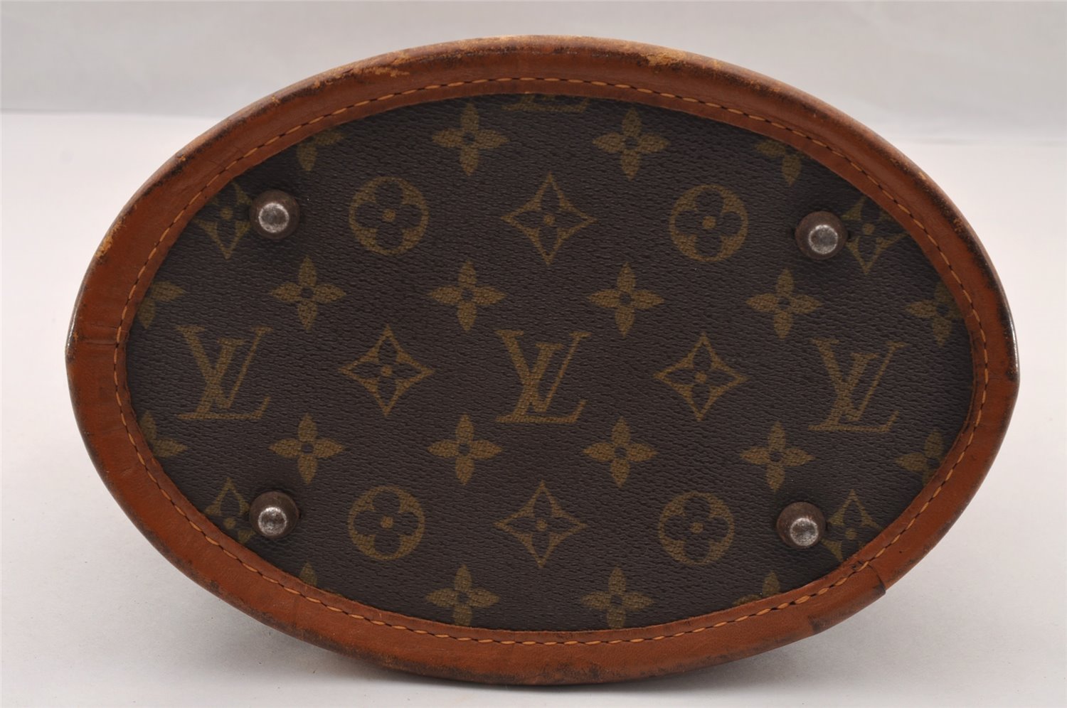 Authentic Louis Vuitton Monogram Bucket PM Shoulder Tote Bag USA Model LV 3804I