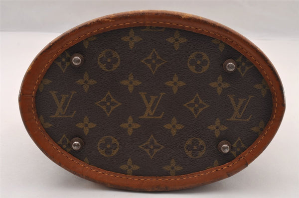 Authentic Louis Vuitton Monogram Bucket PM Shoulder Tote Bag USA Model LV 3804I