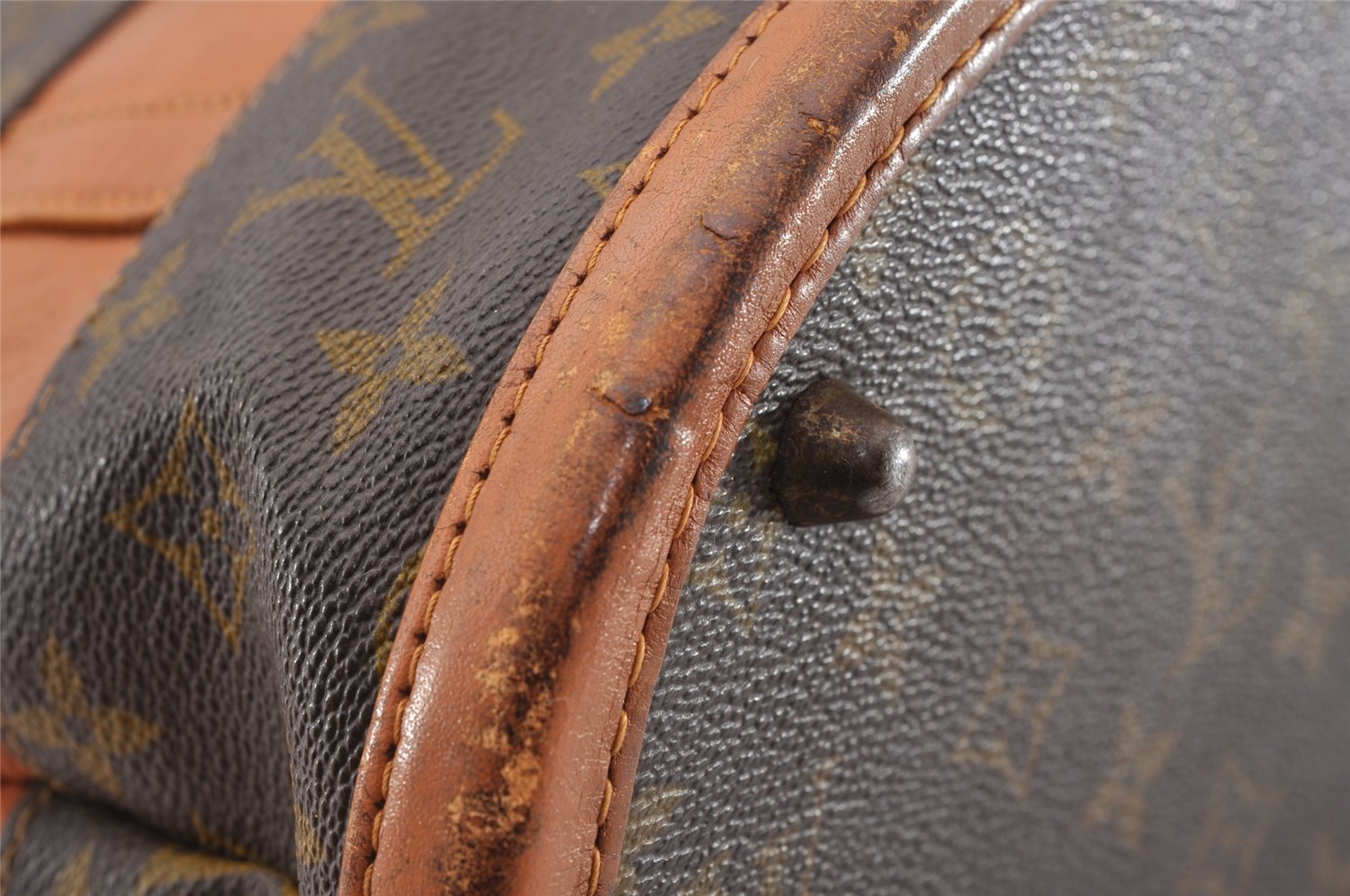 Authentic Louis Vuitton Monogram Bucket PM Shoulder Tote Bag USA Model LV 3804I