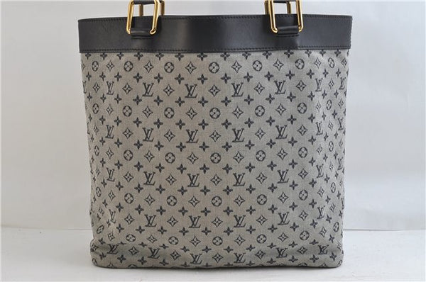 Authentic Louis Vuitton Monogram Mini Lucille GM Hand Bag Blue M92675 LV 3808D