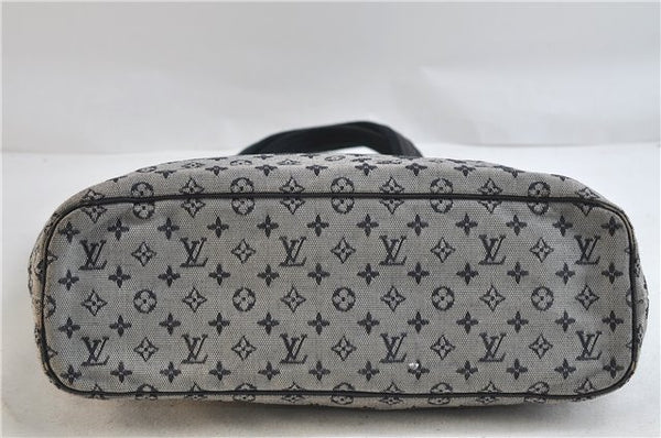 Authentic Louis Vuitton Monogram Mini Lucille GM Hand Bag Blue M92675 LV 3808D