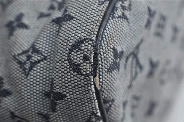 Authentic Louis Vuitton Monogram Mini Lucille GM Hand Bag Blue M92675 LV 3808D