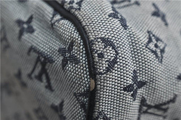 Authentic Louis Vuitton Monogram Mini Lucille GM Hand Bag Blue M92675 LV 3808D