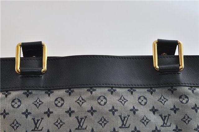 Authentic Louis Vuitton Monogram Mini Lucille GM Hand Bag Blue M92675 LV 3808D