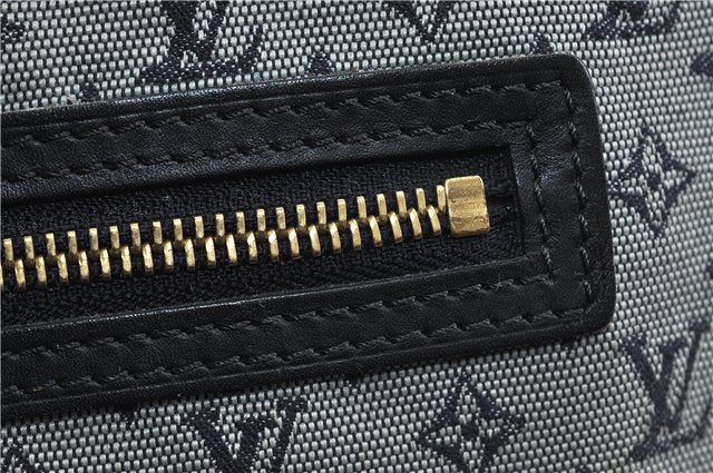 Authentic Louis Vuitton Monogram Mini Lucille GM Hand Bag Blue M92675 LV 3808D