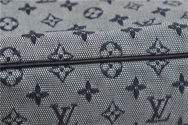 Authentic Louis Vuitton Monogram Mini Lucille GM Hand Bag Blue M92675 LV 3808D