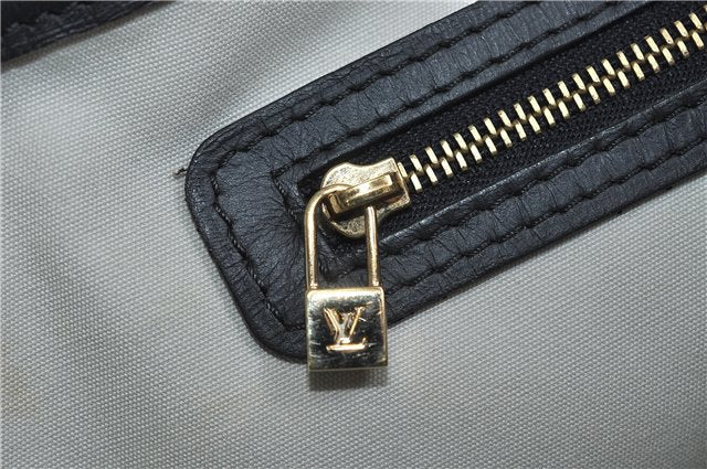 Authentic Louis Vuitton Monogram Mini Lucille GM Hand Bag Blue M92675 LV 3808D