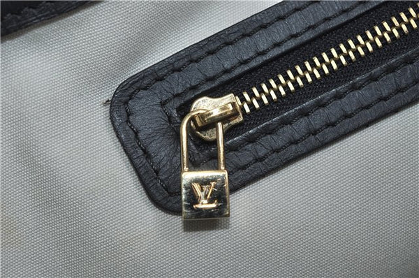 Authentic Louis Vuitton Monogram Mini Lucille GM Hand Bag Blue M92675 LV 3808D