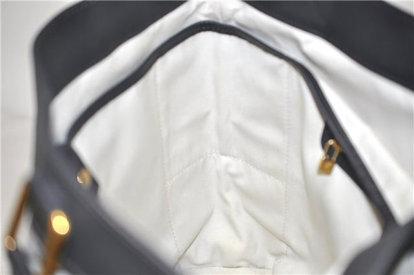 Authentic Louis Vuitton Monogram Mini Lucille GM Hand Bag Blue M92675 LV 3808D