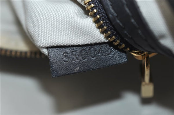 Authentic Louis Vuitton Monogram Mini Lucille GM Hand Bag Blue M92675 LV 3808D