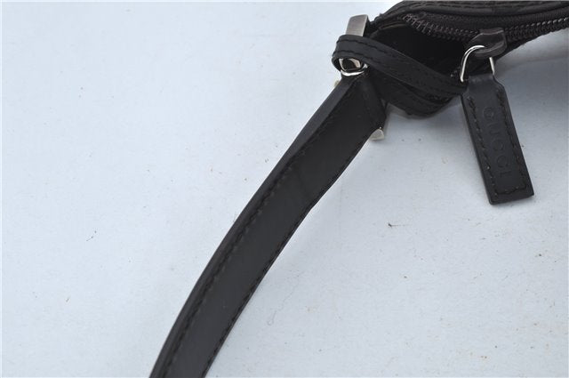 Authentic GUCCI Shoulder Travel Bag GG Nylon Leather 012038408 Brown 3810C