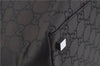 Authentic GUCCI Shoulder Travel Bag GG Nylon Leather 012038408 Brown 3810C