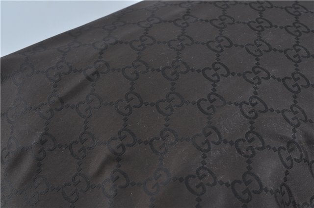 Authentic GUCCI Shoulder Travel Bag GG Nylon Leather 012038408 Brown 3810C