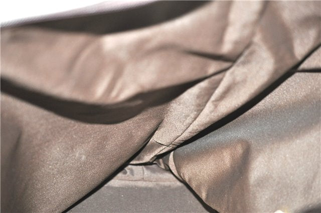 Authentic GUCCI Shoulder Travel Bag GG Nylon Leather 012038408 Brown 3810C