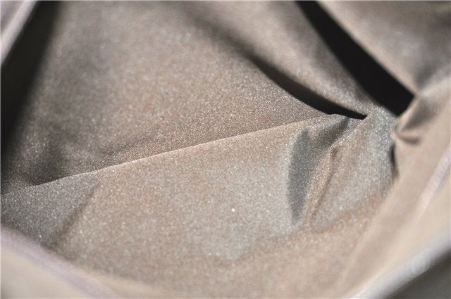 Authentic GUCCI Shoulder Travel Bag GG Nylon Leather 012038408 Brown 3810C