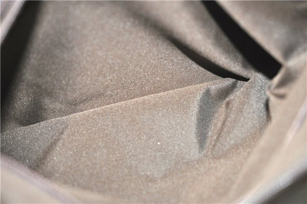 Authentic GUCCI Shoulder Travel Bag GG Nylon Leather 012038408 Brown 3810C