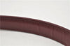 Authentic BURBERRY Vintage Nova Check Shoulder Bag Leather Bordeaux 3811F
