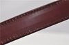 Authentic BURBERRY Vintage Nova Check Shoulder Bag Leather Bordeaux 3811F