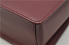 Authentic BURBERRY Vintage Nova Check Shoulder Bag Leather Bordeaux 3811F