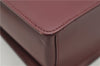Authentic BURBERRY Vintage Nova Check Shoulder Bag Leather Bordeaux 3811F