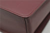 Authentic BURBERRY Vintage Nova Check Shoulder Bag Leather Bordeaux 3811F