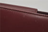 Authentic BURBERRY Vintage Nova Check Shoulder Bag Leather Bordeaux 3811F