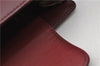 Authentic BURBERRY Vintage Nova Check Shoulder Bag Leather Bordeaux 3811F